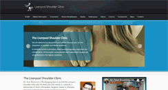 Desktop Screenshot of liverpoolshoulderclinic.com